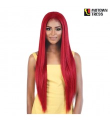 Motown Tress Synthetic HD Spin Part Invisible Lace Wig - LDP-RUBY32