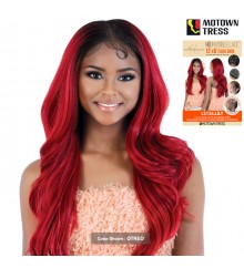 Motown Tress Synthetic 13X6 HD Invisible Lace Faux Skin Wig - LS136.LILY