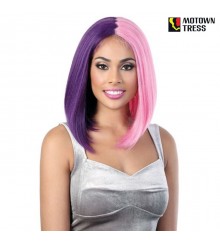 Motown Tress Synthetic Zig Zag Part Lets Lace Wig - LZ.JENNA