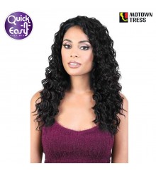 Motown Tress Synthetic Quick n Easy Half Wig - QE.SABLE