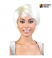 Motown Tress Human Hair Silver Gray Hair Collection - SH.DOTTY