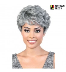 Motown Tress Human Hair Silver Gray Hair Collection - SH.KENDA