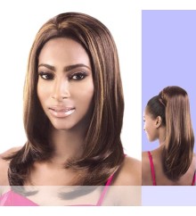 Motown Tress (TIO-701) - Synthetic Half Wig & Ponytail