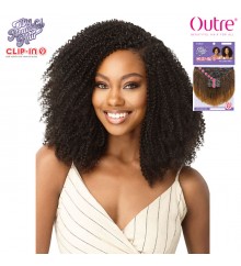 Outre Human Hair Blend Big Beautiful Hair Clip In 9 - 4C COILY FRO 10