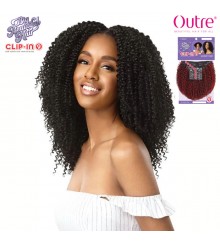 Outre Human Hair Blend Big Beautiful Hair Clip In 9 - 4A KINKY CURL 10