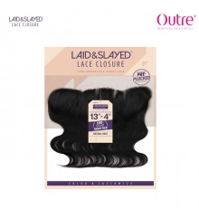 Outre Laid & Slayed 13X4 Lace Closure - NATURAL BODY 12-16