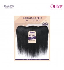 Outre Laid & Slayed 13X4 Lace Closure - NATURAL STRAIGHT 12-16