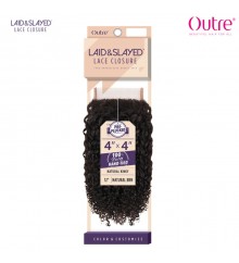 Outre Laid & Slayed 4x4 Lace Closure - NATURAL KINKY 10-14