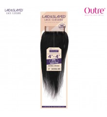 Outre Laid & Slayed 4x4 Lace Closure - NATURAL STRAIGHT 10-16