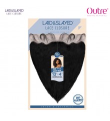 Outre Laid & Slayed 13X4 Lace Closure - Wet&Wavy BOHEMIAN CURL 12-16