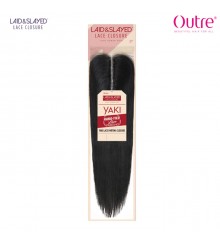 Outre Laid & Slayed Lace Closure - YAKI LACE PARTING PIECE 10-16