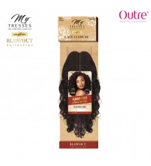 Outre MyTresses Gold Label Unprocessed Human Hair Lace Closure - FLEXI ROD CURLY 14