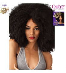 Outre Purple Pack Big Beautiful Hair 1 Pack Solution Human Hair Blend Weaving Hair - 4C-COILY