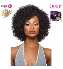 Outre Purple Pack Human Hair Blend Big Beautiful Weave 3PCS - 4C-COILY