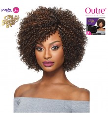 Outre Purple Pack Human Hair Blend Big Beautiful Weave 3PCS - 4A-KINKY