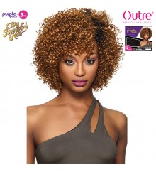 Outre Purple Pack Human Hair Blend Big Beautiful Weave 3PCS - 3C-WHIRLY