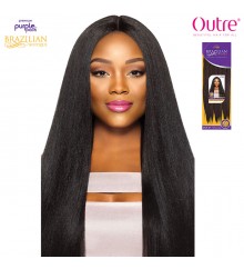 Outre Purple Pack Brazilian Boutique 100% Human Hair Blend Weaving - VIRGIN VOLUME PRESSED 18.20.22