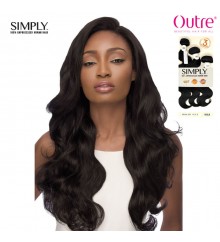 Outre Simply 100% Non-Processed Human Hair Weave Bundle - NATURAL BODY