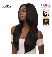 Outre Simply 100% Non-Processed Human Hair Weave Bundle - NATURAL STRAIGHT