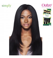 Outre Simply Perfect 7 100% Brazilian Human Hair Weave - BRAZILIAN BLOW OUT STRAIGHT 7 PCS