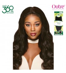 Outre Simply Non-Processed Human Hair 360 Silk Lace Frontal Closure - Natural Body