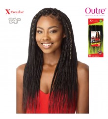 Outre X-Pression Crochet Braid - BOX BRAID MEDIUM NATURAL TIP 45 STRANDS 14