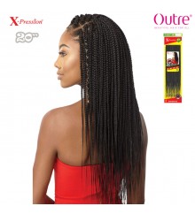 Outre X-Pression Crochet Braid - BOX BRAID SMALL NATURAL TIP 45 STRANDS 20