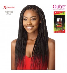 Outre X-Pression Crochet Braid - BOX BRAID MEDIUM NATURAL TIP 90 STRANDS 14