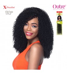 Outre X-Pression Crochet Braid - 4 IN 1 LOOP JERRY CURL 14