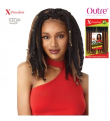 Outre Synthetic X-Pression Crochet Braid - STRAIGHT KINKY BAHAMA LOCS 12