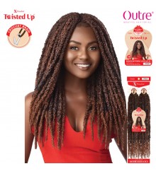 Outre Synthetic X-Pression Twisted Up Crochet Braid - 2X BONITA BUTTERFLY LOCS 18