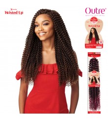 Outre Synthetic X-Pression Twisted Up Crochet Braid - PASSION BUTTERFLY CURL 20