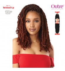 Outre Synthetic X-Pression Twisted Up Crochet Braid - WAVY BOMB TWIST 12