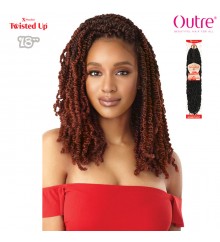 Outre Synthetic X-Pression Twisted Up Crochet Braid - WAVY BOMB TWIST 18