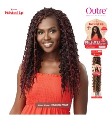 Outre X-Pression Twisted Up Crochet Braid - BUTTERFLY JUNGLE BOX BRAID 20