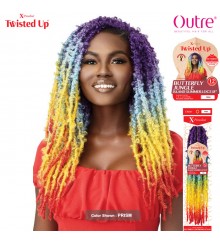 Outre X-Pression Twisted Up Crochet Braid - BUTTERFLY JUNGLE ISLAND SUMMER LOCS 18