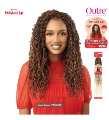 Outre X-Pression Twisted Up Crochet Braid - BUTTERFLY JUNGLE SENEGAL TWIST 18