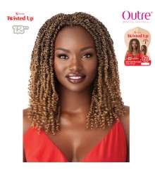 Outre X-Pression Twisted Up Crochet Braid - WAVY BOMB TWIST CURLY TIP 12