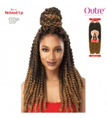 Outre Synthetic X-Pression Twisted Up Crochet Braid - PRE TWISTED PASSION TWIST 18