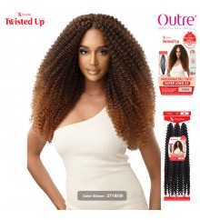 Outre X-Pression Twisted Up Crochet Braid - WATERWAVE FRO TWIST SUPER LONG 3X