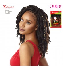 Outre Synthetic X-Pression Crochet Braid - WAVY KINKY BAHAMA LOCS 12