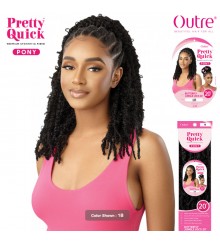 Outre Synthetic Pretty Quick Drawstring Pony - BUTTERFLY JUNGLE LOCS 20