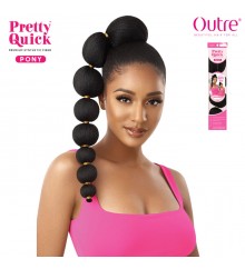 Outre Pretty Quick Pony Synthetic Ponytail - AFRO PUFF BUBBLE PONY