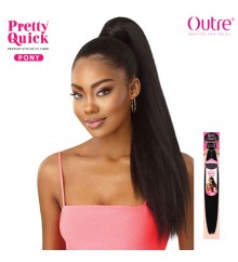 Outre Synthetic Pretty Quick Ponytail - KINKY STRAIGHT 24