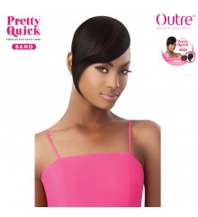 Outre Premium Synthetic Pretty Quick Clip on Bang - SLEEK SWOOPED BANG