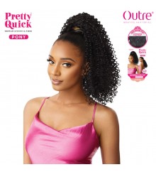 Outre Synthetic Pretty Quick Wrap Ponytail - BOHEMIAN COILS 18