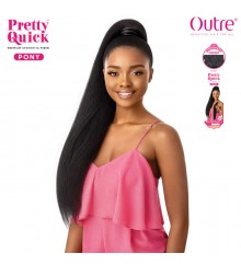 Outre Synthetic Pretty Quick Wrap Ponytail - JUMBO KINKY STRAIGHT 30