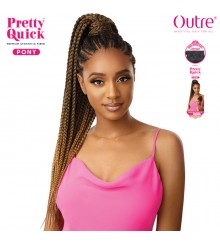 Outre Synthetic Pretty Quick Wrap Ponytail - LARGE BOX BRAID 28