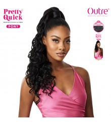 Outre Synthetic Pretty Quick Wrap Ponytail - LOOSE CURL 26