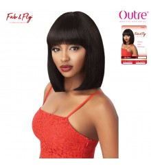 Outre Unprocessed Human Hair Fab & Fly Full Cap Wig - MISTY
